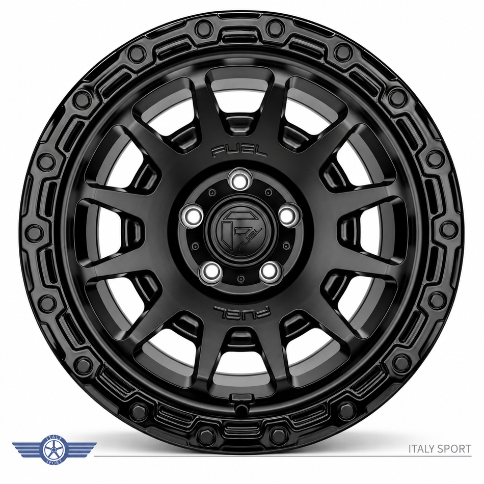 RIN 17" 5-127 FUEL FC884 FORTRESS